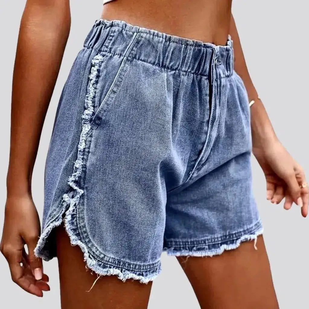 Casual Chic Loose y2k jean shorts
 for women