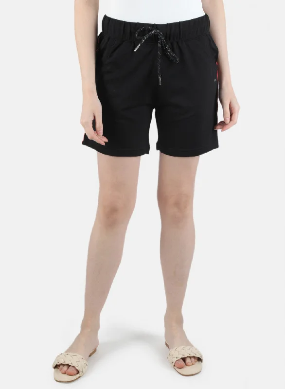 Limited Stock, Big Sale Women Black Plain Short