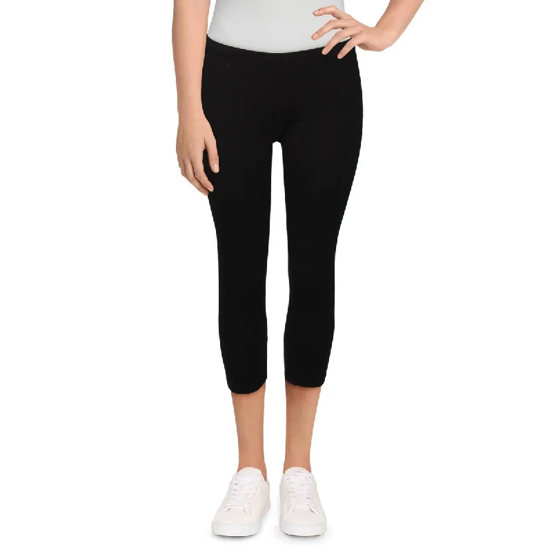 Chic Style Womens Solid Micromodal Crop Leggings