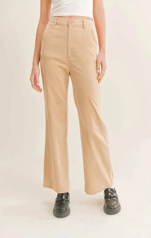 Mother's Day Special Forever Young Corduroy Pants In Khaki