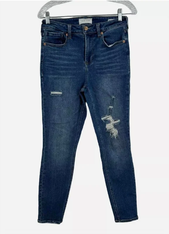 Popular Collection Olivia High Rise Skinny Distressed Jeans In Boho Preppy