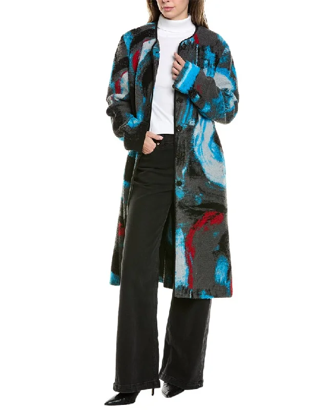 Anniversary Sale Diane von Furstenberg Roke Wool-Blend Coat