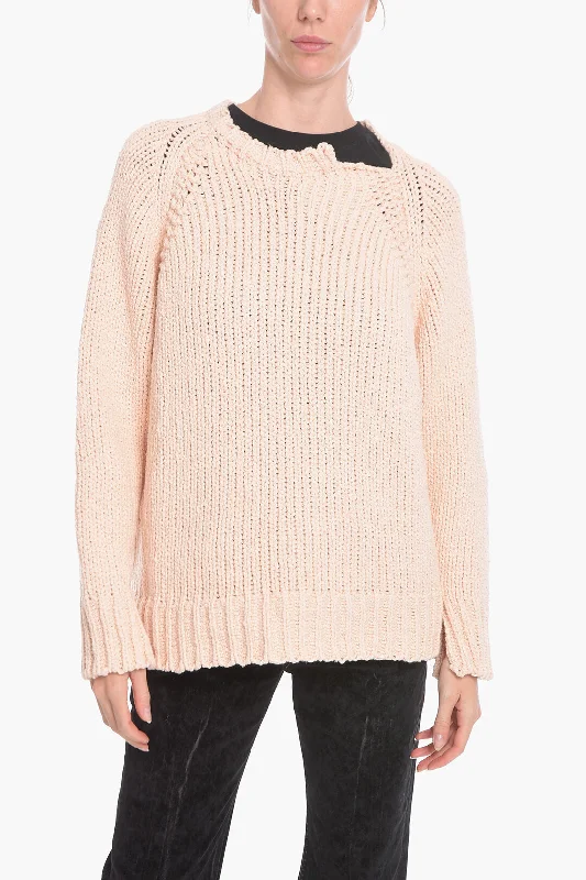 Discover Now Stella McCartney Cotton-crochet Crewneck Sweater