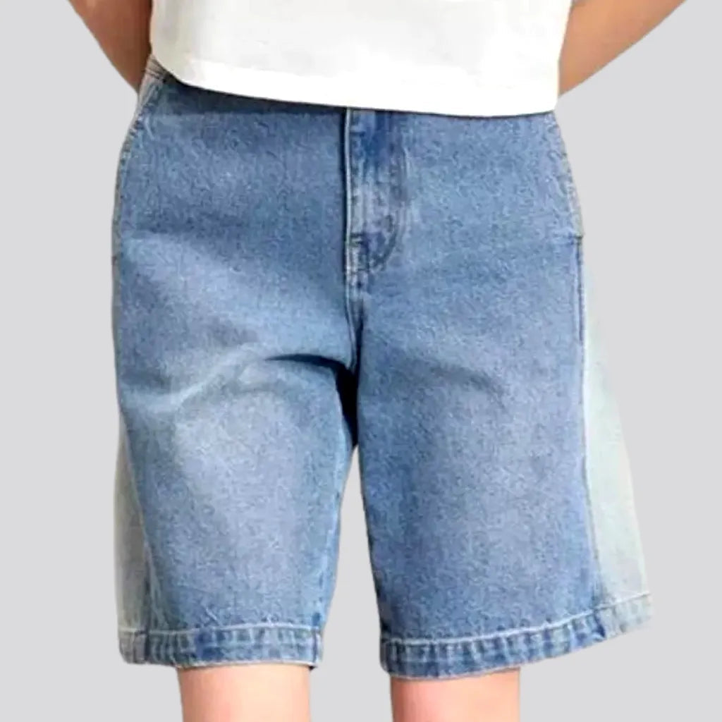 Big Discounts Dip-dyed women's denim shorts