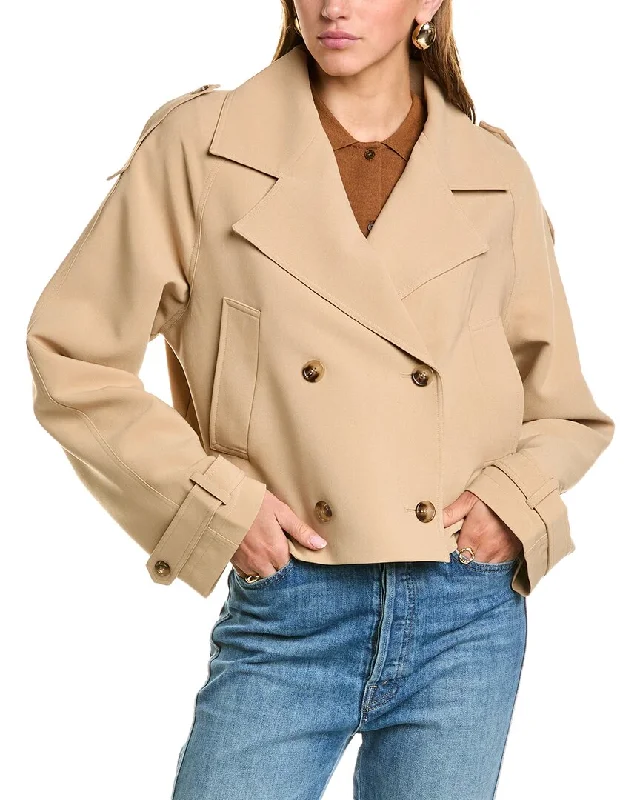 Big Savings Sophie Rue Cropped Mini Trench Coat