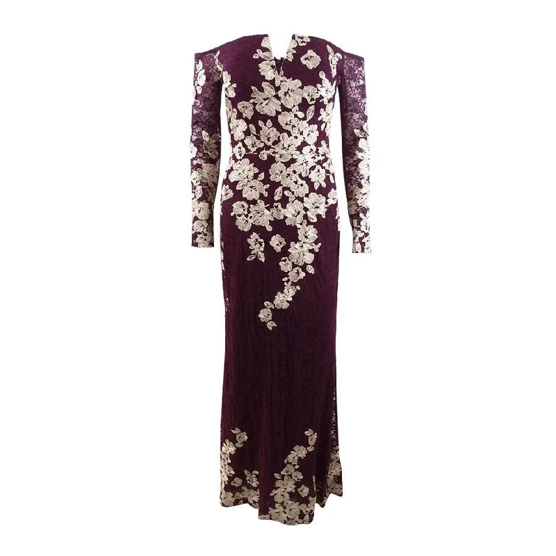 Fashion Forward Xscape Women's Lace-Embroidered Gown