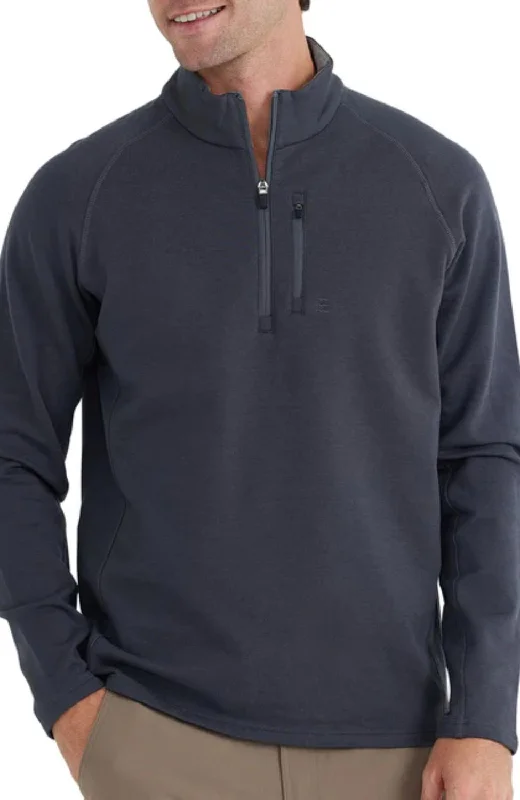 Seasonal Sale Men's Bamboo Heritage Fleece Quarter Zip In Graphite