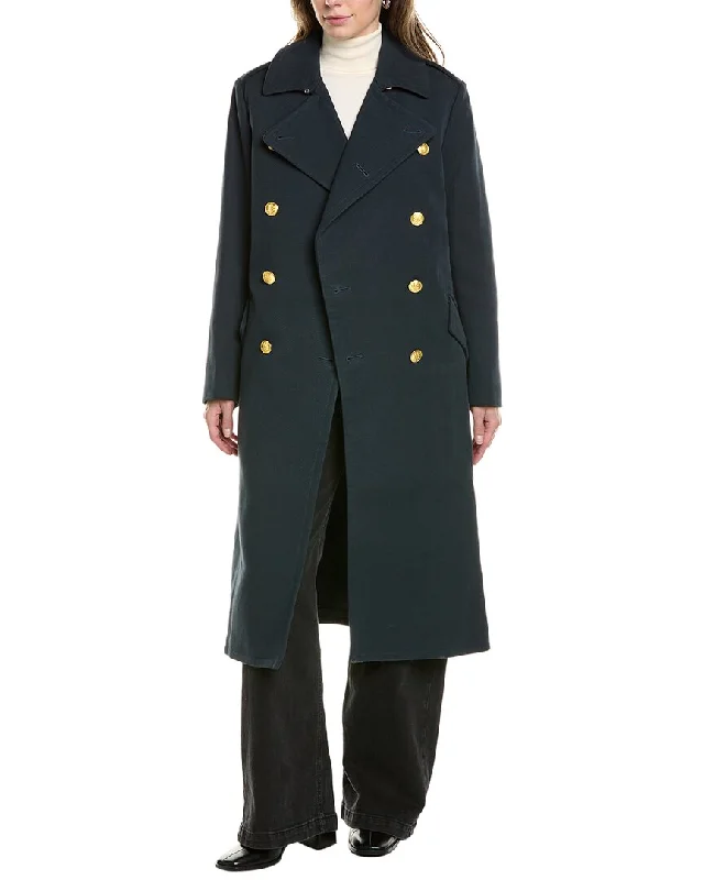 Score Big On Glamorous Red - Carpet Styles rag & bone Jackie Twill Coat