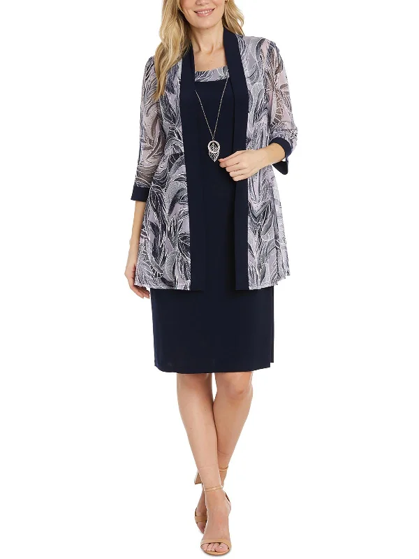 Luxury Fashion Womens Printed Polyester Open-Front Blazer