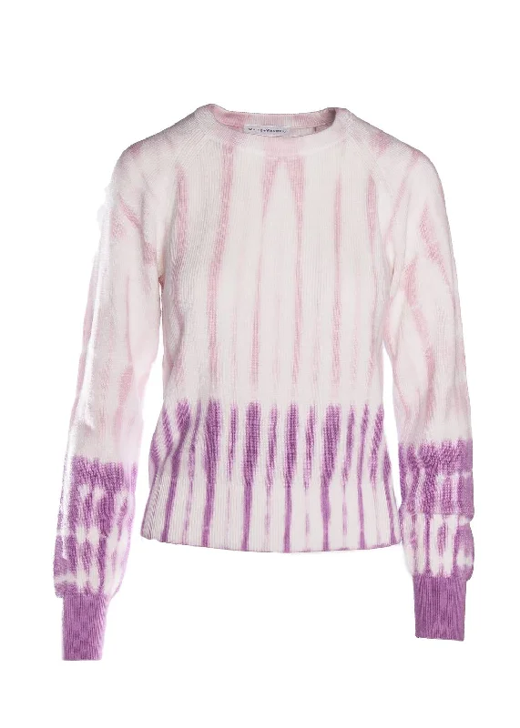 Additional Time-Limited Offers Cotton Dip Dye Crew Neck In Confection