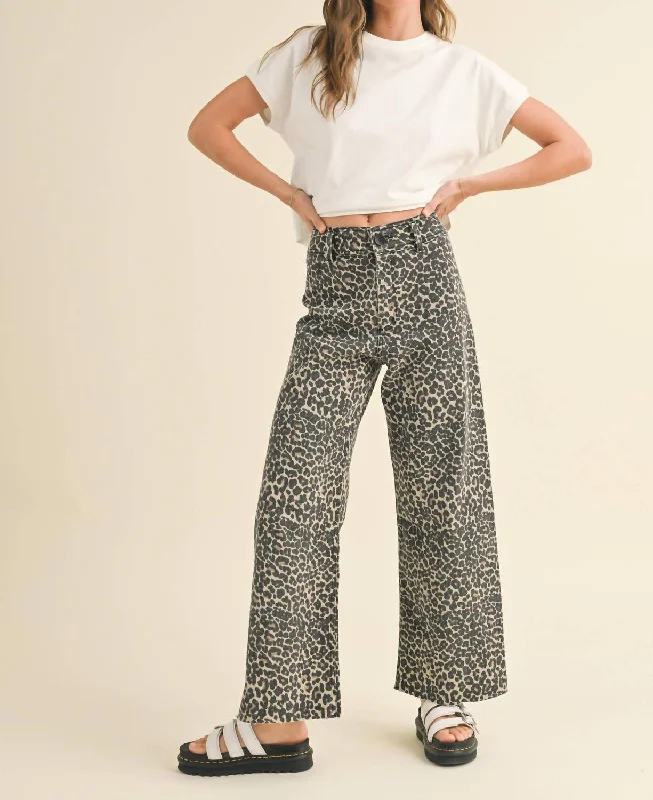 Style Revolution Leopard Print Jeans