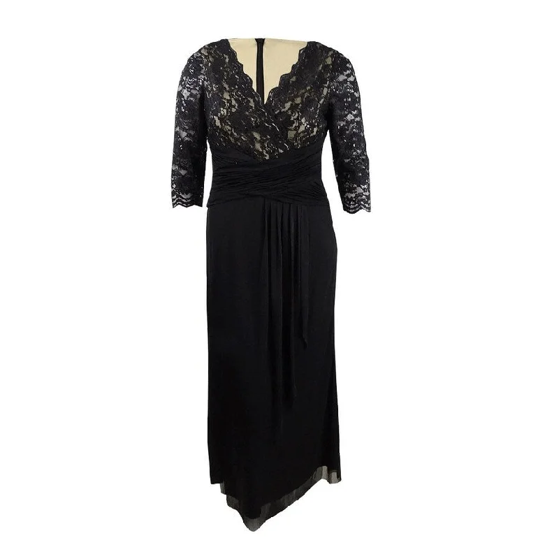 Limited Stock Jessica Howard Women's Lace-Top Gown