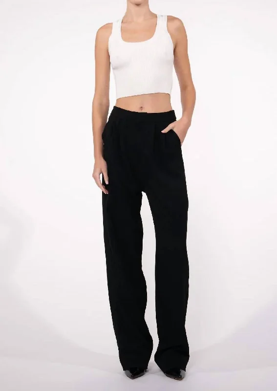 Chic And Edgy Ellie Pant In White