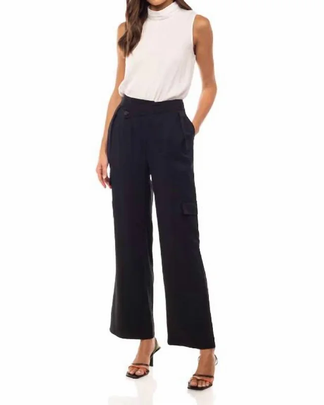 Hot Trends Kyle Asymmetrical Pants In Black