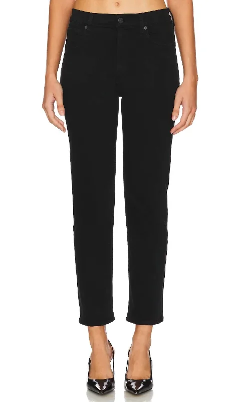 Trendy Clothing Sale Caia Straight Jeans In Plush Black