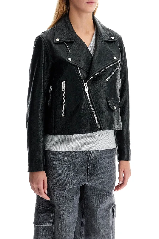 Women's Fashion Hotspots Ivy Oak Lenny Sue Leather Biker Jacket