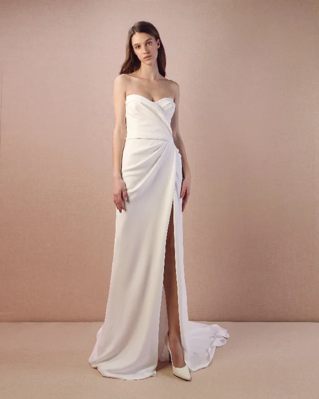 Big Savings Strapless Slim Cut Gown