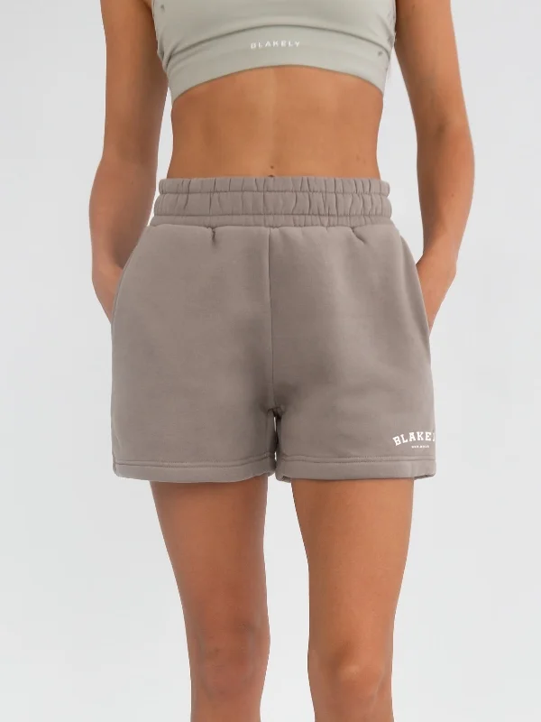 Season Offer Heritage Jogger Shorts - Neutral Grey