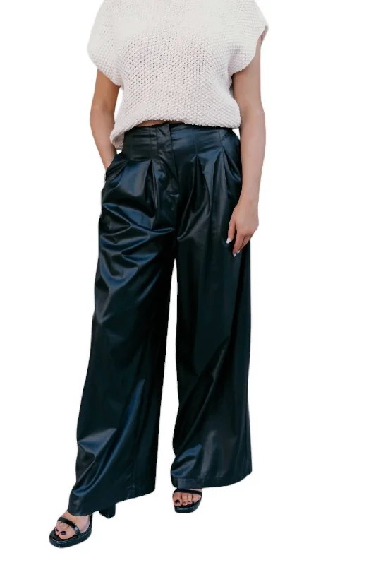 The Latest Trends Malia Wide Leg Pants In Black