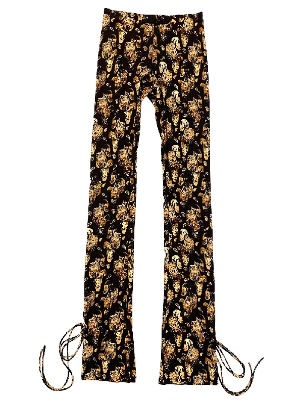 Trendy Attire For Her Perse Trousers Paisley Dark Print