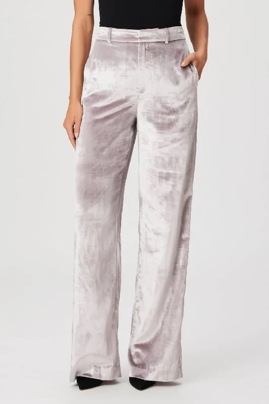 Limited Time Special Offer Chateau Velvet Pant In Pewter