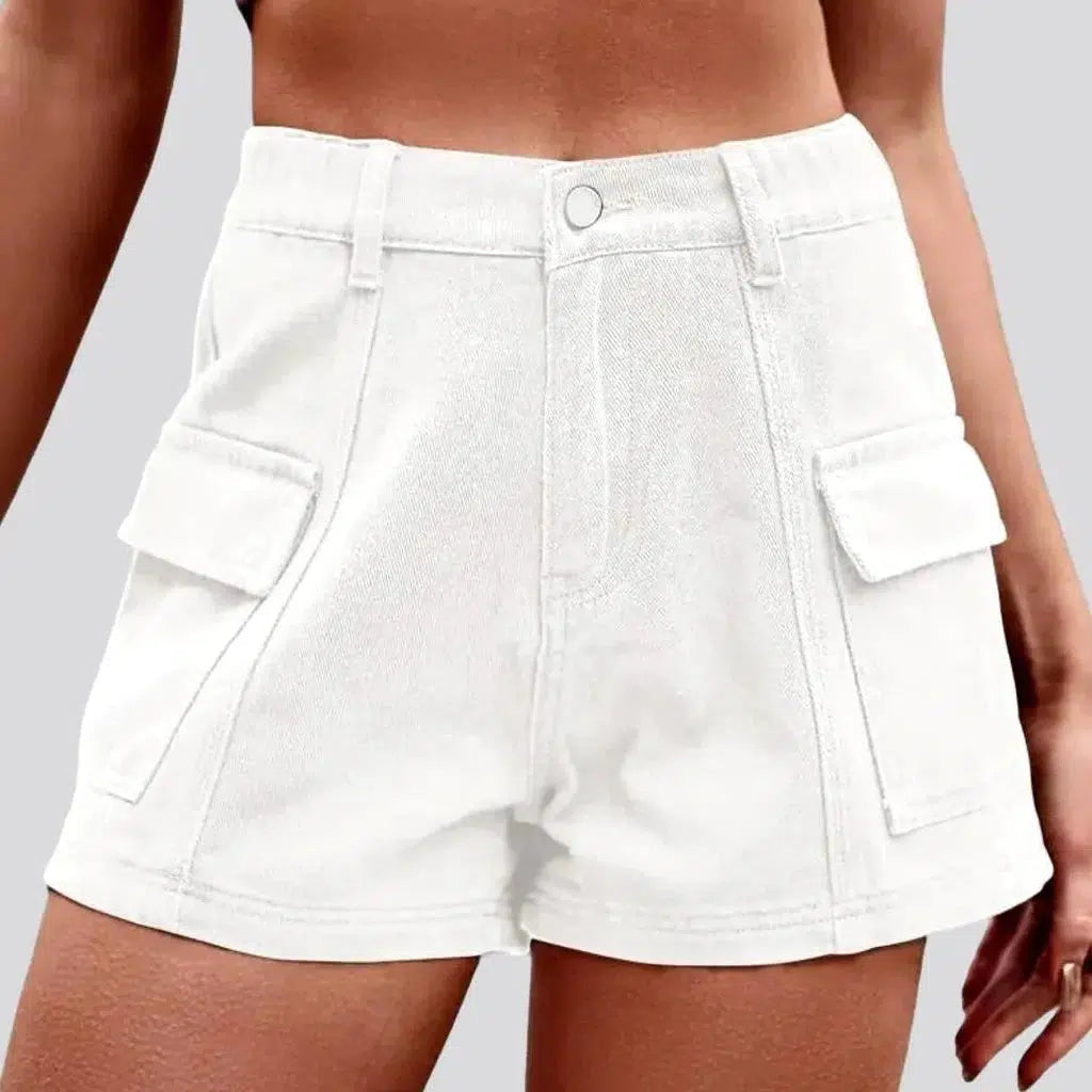 Valentine's Special Color women's denim shorts