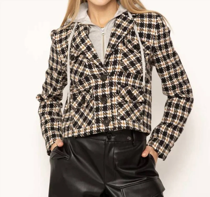 Chic Outfits Lincoln Plaid Dickie Blazer