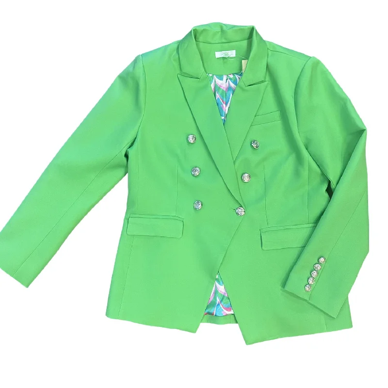 Trendy Pulse Women's Winnie Blazer In Matte Bright Green