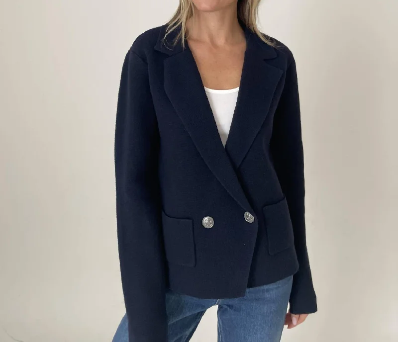 Trendy New Clothes Heller Blazer In Navy