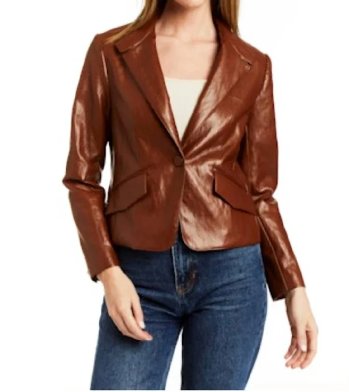 Mega Sale Nicki Blazer In Saddle