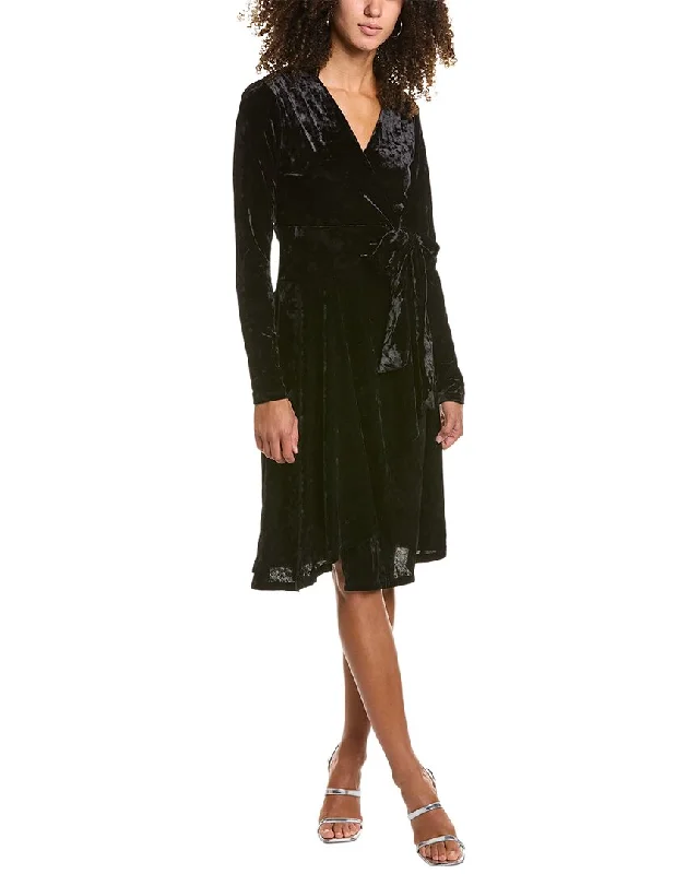 Fashion Sale BCBGMAXAZRIA Velvet Wrap Dress