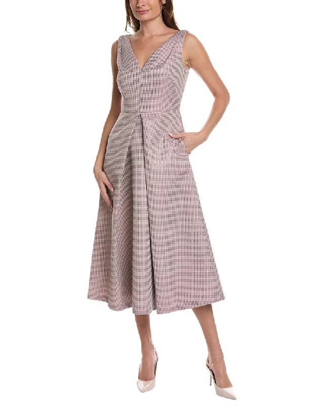 Wardrobe Refresh Kay Unger Claire Tea Length Dress