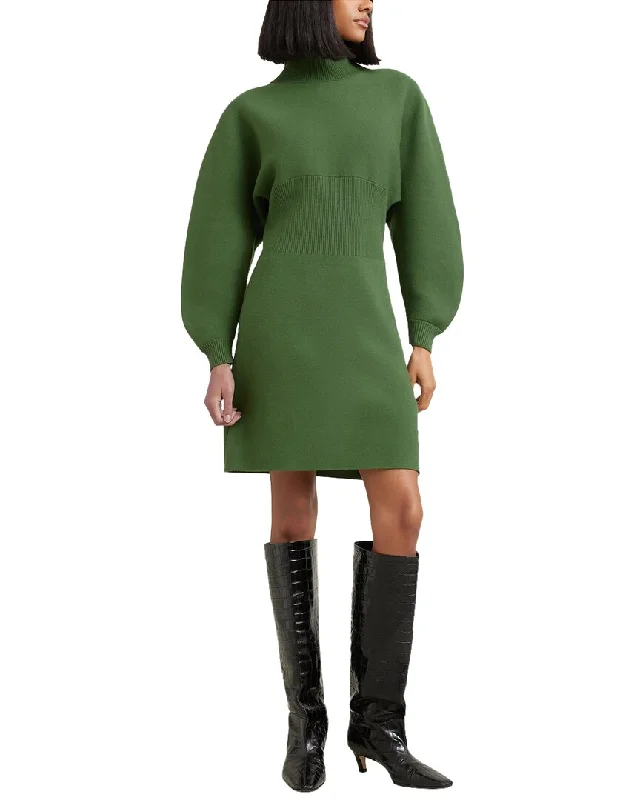 Daily Essentials Modern Citizen Moya Mock Neck Mini Sweaterdress