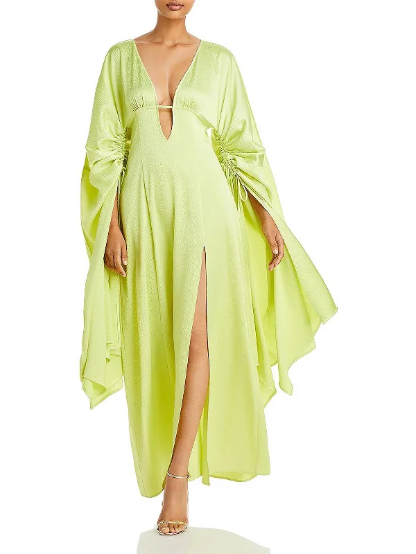 Stay Ahead In Style Winona Womens Kimono Sleeve Maxi Evening Dress