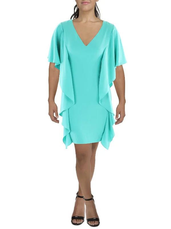 Season Offer Womens Georgette Knee-Length Shift Dress