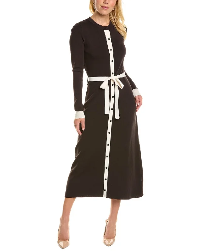 Chic Style, Always In Vogue YAL New York Button-Up Sweaterdress