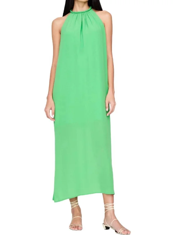 Comfort Meets Fashion Elena Dress In Emerald