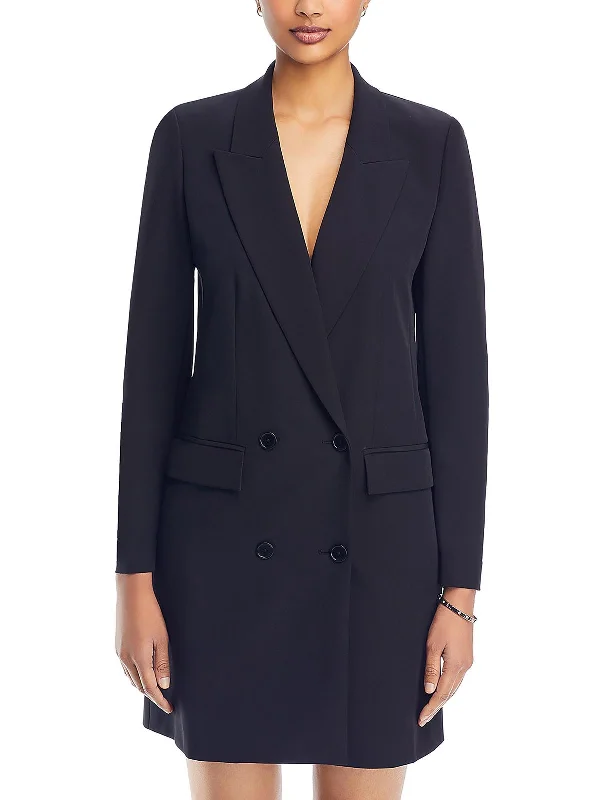 Stylish Basics Ivy Womens Blazer Mini Wear To Work Dress