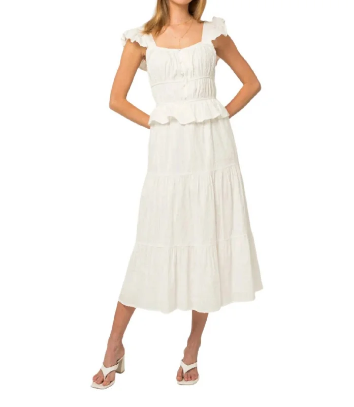 Fashion Sale Jennifer Dress In White