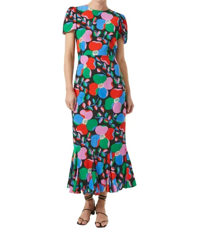 Clearance Sale Lulani Dress In Ink Martinique