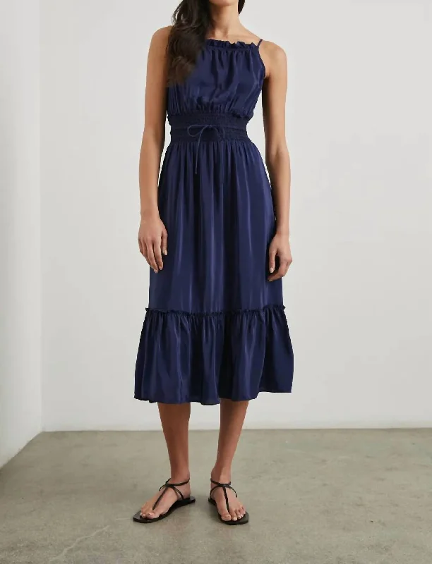 Relaxed Fashion Magdalene Dress In Admiral Blue